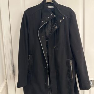 Zara Black Long Trench Coat
